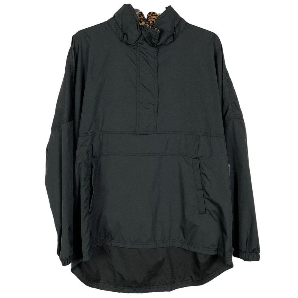 Lauren James Women's Water-Resistant Pullover Jacket, Large, Black, NWT